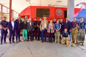 FORTALECE OFICIALÍA MAYOR EQUIPAMIENTO DEL HEROICO CUERPO DE BOMBEROS