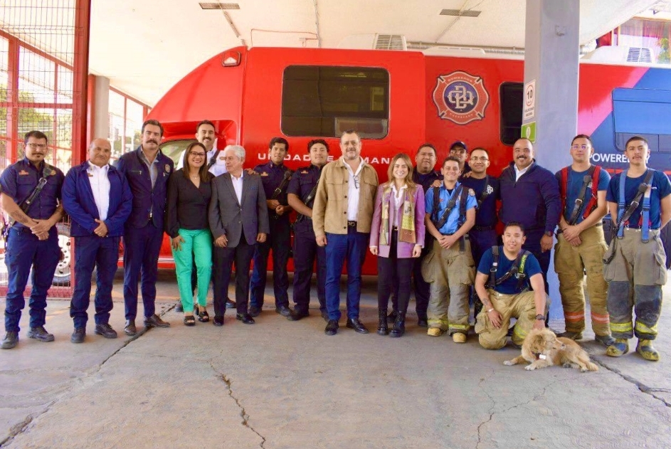 FORTALECE OFICIALÍA MAYOR EQUIPAMIENTO DEL HEROICO CUERPO DE BOMBEROS