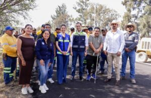 CHEPE GUERRERO SUPERVISA TRABAJOS DE REHABILITACIÓN DEL CAMINO A SAN RAFAEL