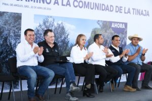 ENTREGAN OBRA DE MEJORAMIENTO CARRETERO EN LA SIERRA GORDA
