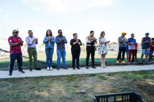 PEDRO ESCOBEDO IMPULSA EL DEPORTE CON LA REHABILITACIÓN DE LA CANCHA DE FUTBOL 7 EN EL CHAMIZAL