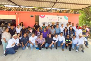 ENTREGAN RUBÉN HERNÁNDEZ Y LUIS NAVA PRIMERA ETAPA DE CICLOVÍA DE PUERTO DE SAN NICOLÁS A SALDIVEÑA