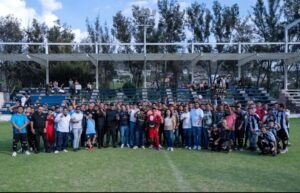 ENCABEZA RODRIGO MONSALVO INAUGURACIÓN DEL TERCER TORNEO MUNICIPAL DE FÚTBOL DE CENTROS DE REHABILITACIÓN EN EL MARQUÉS