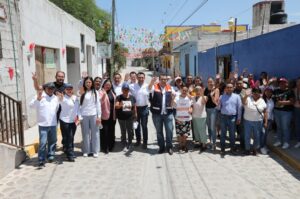 ALCALDE GASPAR TRUEBA APERTURÓ LA URBANIZACIÓN DE CALLE EN LAS CRUCITAS