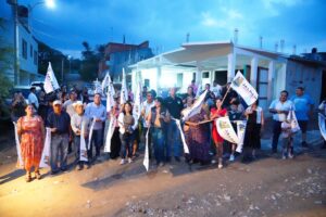 RUBÉN HERNÁNDEZ PONE EN MARCHA MILLONARIA OBRA EN COL. LA CRUZ