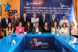 FIRMA IEEQ CONVENIO CON EL MUNICIPIO DE SAN JUAN DEL RÍO