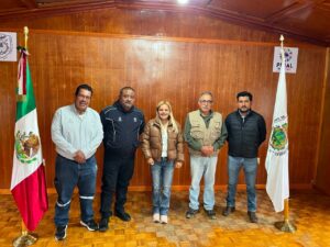 REUNIÓN DE TRABAJO PARA AVANCES DEL MEJORAMIENTO DE LÍNEA DE CONDUCCIÓN DE SISTEMA “EL ACAYO”.