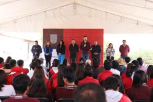 ARRANCA CONSTRUCCIÓN DE TECHUMBRE EN COBAQ 12 PLANTEL SAN NICOLAS.