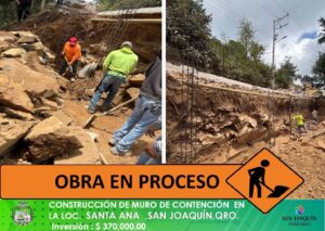 EL GOBIERNO MUNICIPAL DE SAN JOAQUÍN 2024-2027 CONTINÚA TRABAJANDO EN OBRAS QUE FORTALECEN LA INFRAESTRUCTURA Y BRINDAN MAYOR SEGURIDAD A NUESTRAS COMUNIDADES.