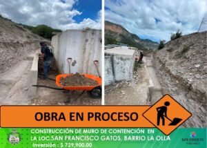 EL GOBIERNO MUNICIPAL DE SAN JOAQUÍN 2024-2027 CONTINÚA TRABAJANDO EN OBRAS QUE FORTALECEN LA INFRAESTRUCTURA Y BRINDAN MAYOR SEGURIDAD A NUESTRAS COMUNIDADES.
