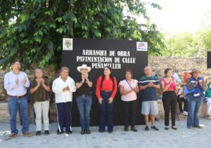 ARRANQUE A LA OBRA DE PAVIMENTACIÓN DEL ARROYO DE LOS MUERTOS, PEÑAMILLER