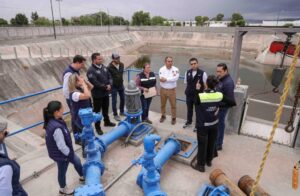 CHEPE GUERRERO SUPERVISA EL FUNCIONAMIENTO DE CÁRCAMOS Y DRENES;