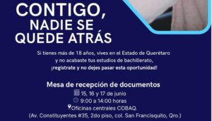PREPARA COBAQ MESA DE REGISTRO PARA EL PROGRAMA CONTIGO, NADIE SE QUEDE ATRÁS