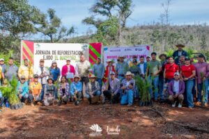 YUNI BENÍTEZ ENCABEZA JORNADA DE REFORESTACIÓN EN EL MADROÑO PARA RECUPERAR ZONA AFECTADA POR INCENDIO