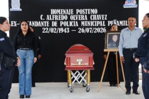 HOMENAJE PÓSTUMO AL EX COMANDANTE ALFREDO OLVERA CHÁVEZ EN PEÑAMILLER