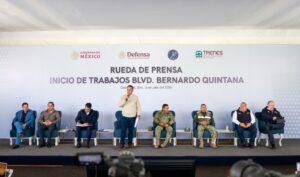 PRESENTA AMEQ ESTRATEGIA INTEGRAL DE MOVILIDAD POR LAS OBRAS DEL TREN MÉXICO –QUERÉTARO EN BLVD. BERNARDO QUINTANA