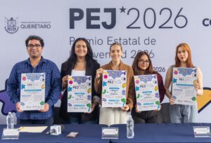ANUNCIA SEJUVE LA CONVOCATORIA DEL PREMIO ESTATAL DE LA JUVENTUD 2026