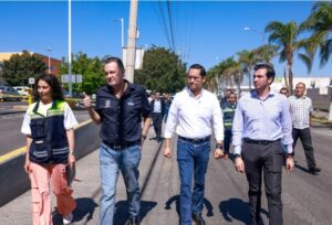 SUPERVISA GOBERNADOR REHABILITACIÓN DE AVENIDA CANDILES