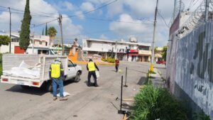 GOBIERNO MUNICIPAL MANTIENE PROGRAMA PERMANENTE DE BACHEO EN LA CABECERA DE PEDRO ESCOBEDO
