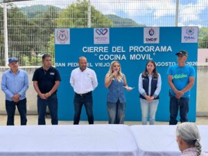 CONCLUYE CON ÉXITO EL PROGRAMA COMEDOR MÓVIL EN SAN PEDRO EL VIEJO.