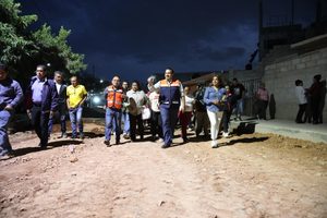 SUPERVISA GASPAR TRUEBA LA OBRA DE URBANIZACIÓN EN CALLE DE GALERAS