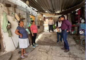 BETO NAVA ENTREGA APOYOS A FAMILIAS AFECTADAS POR LA GRANIZADA EN AJUCHITLANCITO