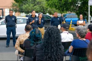 POLICÍAS DE CORREGIDORA BRINDAN A LA CIUDADANÍA CONOCIMIENTOS DE MECÁNICA BÁSICA