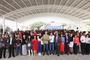 INAUGURAN ARCOTECHO EN EXTENSIÓN SAN NICOLÁS DEL COBAQ PLANTEL 12 E INICIA SEMESTRE 2026-B EN TEQUISQUIAPAN.