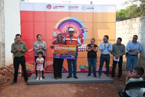 INICIA GASPAR TRUEBA OBRAS DE URBANIZACIÓN Y ENTREGA LA NOMENCLATURA EN CALLES DE PEÑA COLORADA