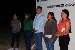 ENTREGA DE LUMINARIAS PARA LA UNIDAD DEPORTIVA DE GUDINOS, TOLIMÁN