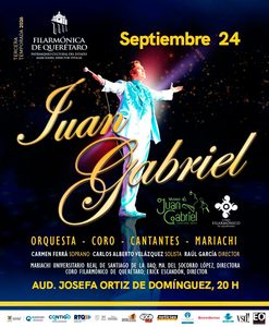 RINDE LA OFEQ HOMENAJE A JUAN GABRIEL CON CONCIERTO SINFÓNICO