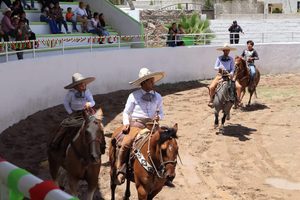 LA CHARRERÍA TAMBIÉN FUE PARTE DE LA CELEBRACIÓN DE LAS FIESTAS PATRIAS EN TOLIMÁN.