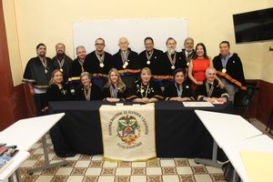 PAULINA AGUADO PARTICIPA EN CAMBIO DE MESA DIRECTIVA DE LA ACADEMIA NACIONAL DE HISTORIA Y GEOGRAFÍA EN QUERÉTARO