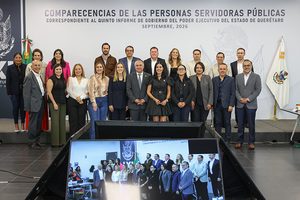 SE PRESENTARON ANTE LA LXI LEGISLATURA LAS TITULARES DE LAS SECRETARÍAS DE JUVENTUD Y TRABAJO  PARA EL ANÁLISIS DEL 5º INFORME DEL EJECUTIVO ESTATAL