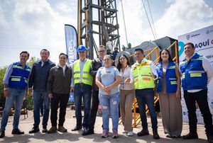 SUPERVISA GOBERNADOR OBRA HIDRÁULICA EN LOS CUES