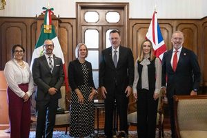 FORTALECE GOBERNADOR LAZOS DE COOPERACIÓN CON REINO UNIDO