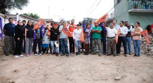 ARRANCA GASPAR TRUEBA URBANIZACIÓN HISTÓRICA EN CALLES DE AJUCHITLÁN