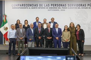 LOS SECRETARIOS DE OBRAS PÚBLICAS Y DE LA CONTRALORÍA DEL ESTADO COMPARECIERON  EN LA LXI LEGISLATURA