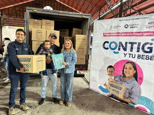PINAL DE AMOLES ACERCA APOYOS DE “CONTIGO Y TU BEBÉ” A FAMILIAS