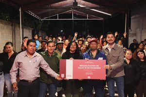 ENTREGA DE LA REHABILITACIÓN DE LA CALLE 25 DE DICIEMBRE EN LA LAJA, HÉCTOR MAGAÑA SIGUE CUMPLIENDO.
