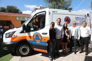 FORTALECE GASPAR TRUEBA A PROTECCIÓN CIVIL MUNICIPAL CON NUEVAS AMBULANCIAS Y EQUIPO