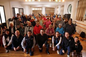 TITULAR DE LA SEDESOQ VISITA CLUB DE LAS PERSONAS ADULTAS MAYORES