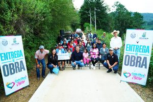 GOBIERNO MUNICIPAL DE JALPAN DE SERRA ENTREGA OBRA DE PAVIMENTACIÓN EN EL CUISILLO
