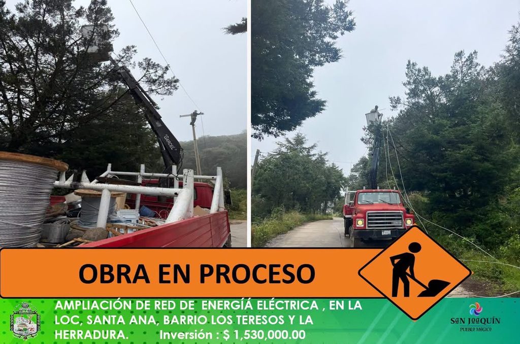 SAN JOAQUÍN 2024–2027 CONTINÚA FORTALECIENDO LA INFRAESTRUCTURA ELÉCTRICA 1 IMG 20261029 WA0010
