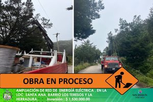 SAN JOAQUÍN 2024–2027 CONTINÚA FORTALECIENDO LA INFRAESTRUCTURA ELÉCTRICA