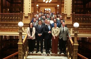 PRESENTA MARCO DEL PRETE INFORME DE ACTIVIDADES DURANTE ASAMBLEA DE LA AMSDE