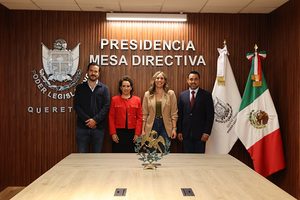 SE LLEVAN A CABO TRABAJOS DE ENTREGA -RECEPCIÓN DE LA NUEVA MESA DIRECTIVA, PRESIDIDA POR LA DIPUTADA ADRIANA ELISA MEZA ARGALUZA
